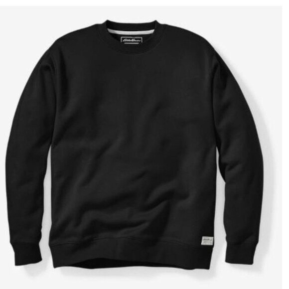 Eddie Bauer NWT Sz XXL Black Men's Plush-Lined Fleece Crewneck Pull On - Picture 9 of 12